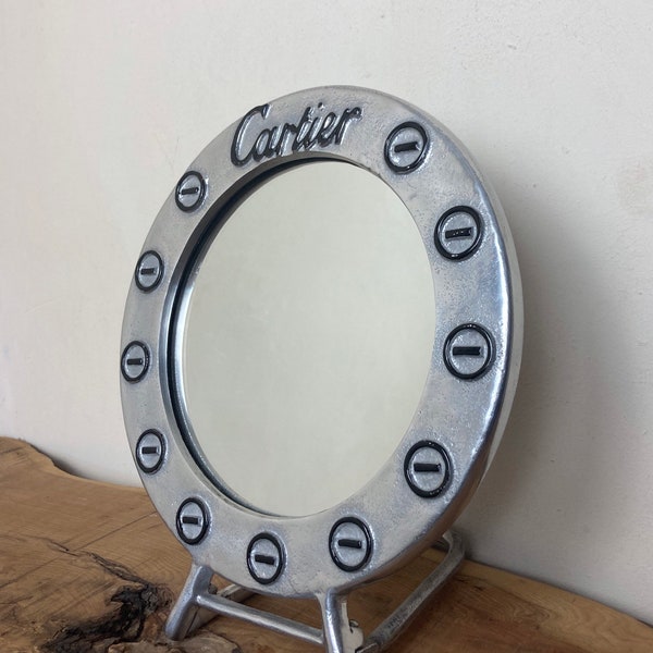 Stylish vintage Cartier jewellery, make up mirror, picture frame, art deco designer, luxury interior advertising, French collectibles