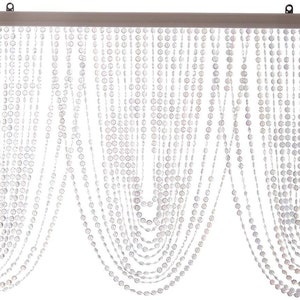 6 Yards/216 Inches/18 Feet Iridescent Bead Curtain Wedding Centerpiece  Acrylic Crystal Diamond Cut Tier/chandelier Shades/bling Curtains -   Israel