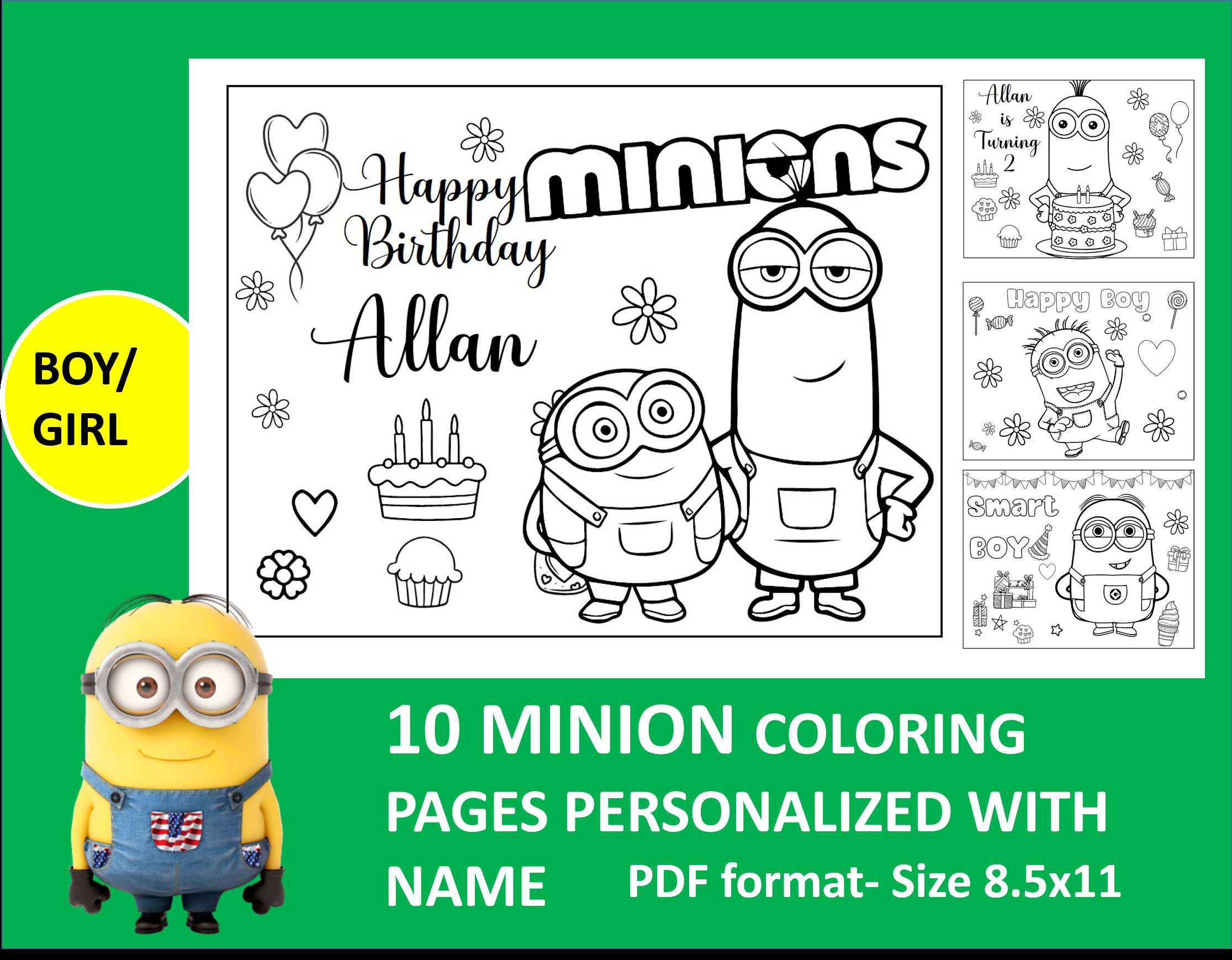 minions coloring pages of phil