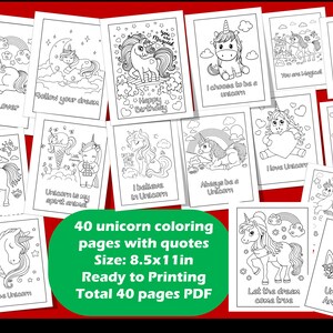 Download Kdp Interior Template Cute Cat Unicorn Coloring Book For Kids Etsy