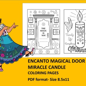 Encanto House Coloring Page 