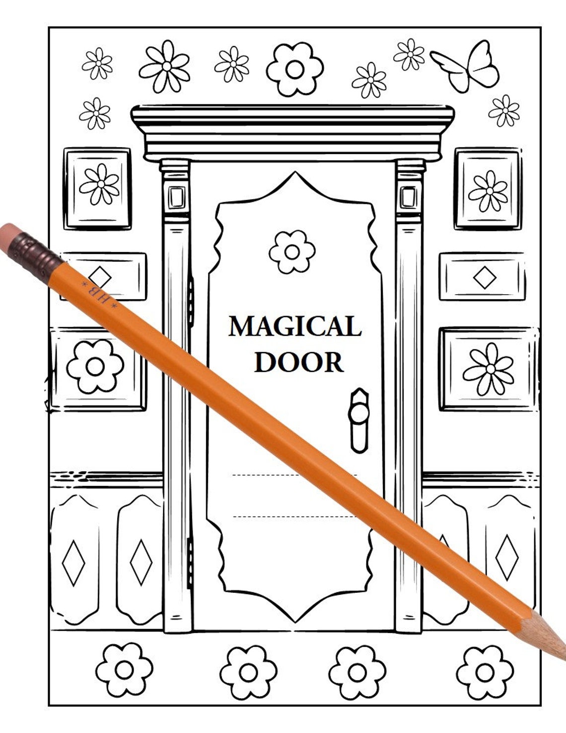 Encanto Magical Door and Miracle Candle Coloring Page PDF - Etsy Ireland