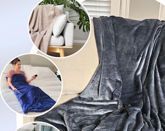 Travel blanket Adult Size, Cozy Fleece Cocoon Sleep Sack