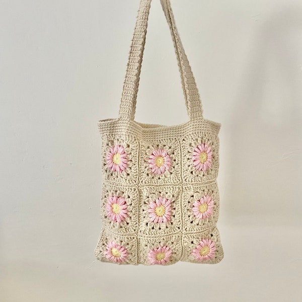 Crochet Pink Flower - Etsy