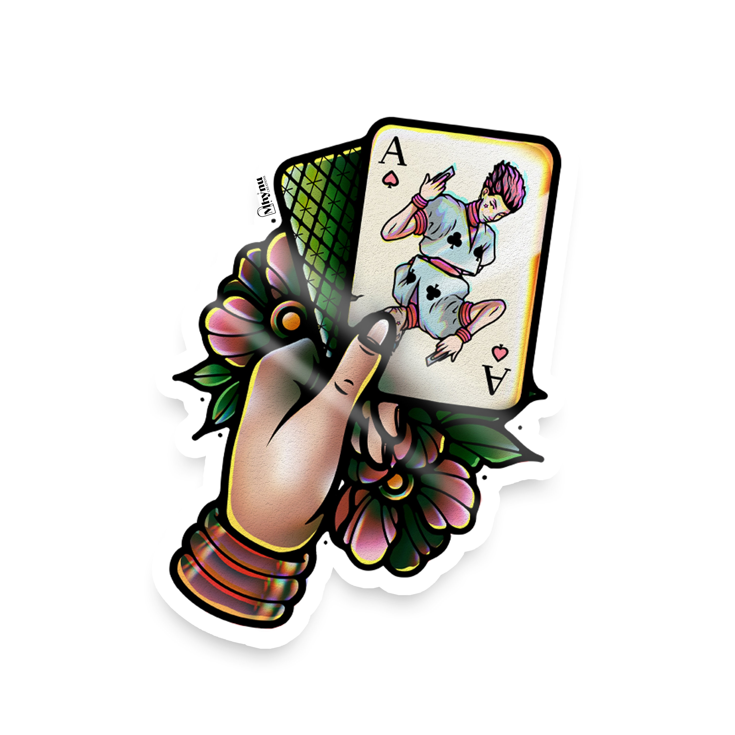 Stickers Inspired Hisoka Cards Hunter X Hunter - Etsy