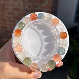 Pastel Rabbit Hair Rutilated Quartz 10mm Healing Stone