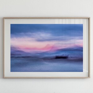 Scotland Landscape Photo Print, Pastel Coastal Sunset Isle of Skye Photography, Scottish Picture, Unframed David Julià Original Photograph