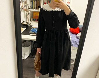 collar long frock