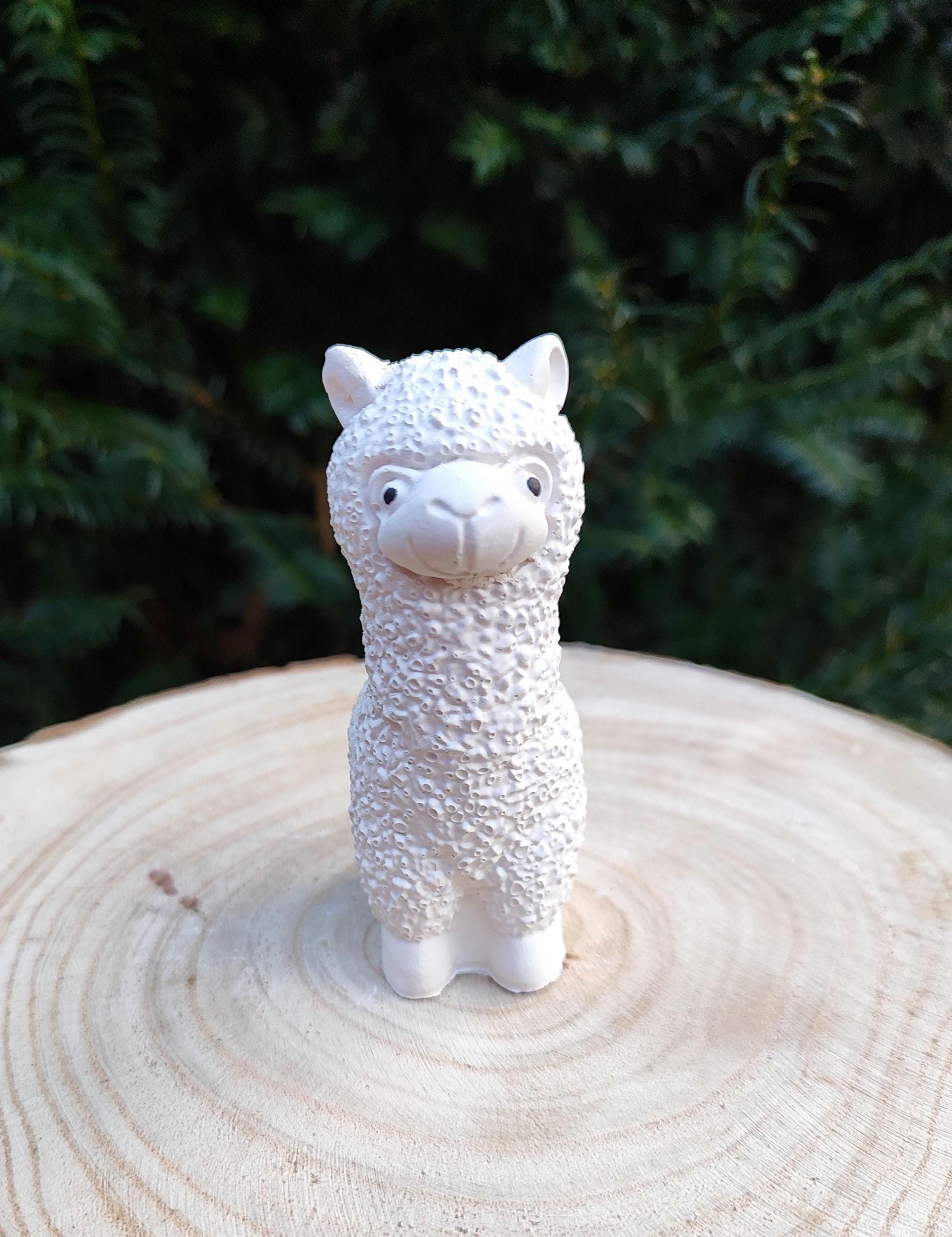 Lama Deko Holz Häschen Hase Sitzend V1-3-50cm Streudeko Basteln