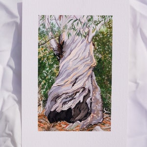 Twisted Tree Giclee Print (textured)