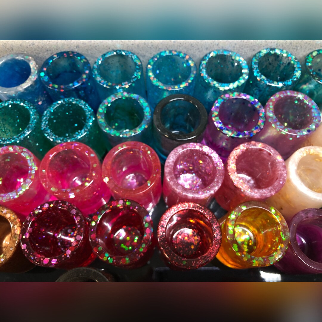Multi Color Resin Shot Glasses Etsy