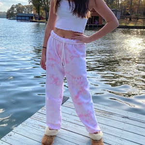 Tie dye sweatpants etsy shop