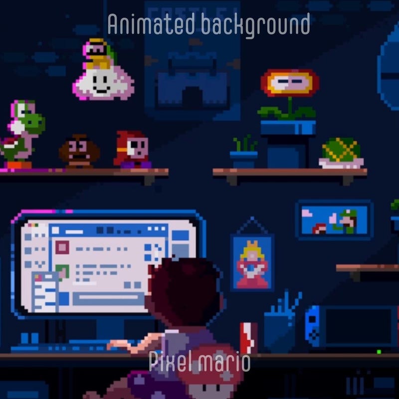Mario Stream Overlay - Etsy
