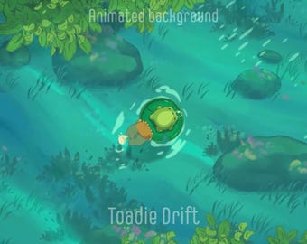 ANIMATED BACKGROUND | Toadie Drift | Lofi Cozy Ambience Looped Vtuber Twitch Stream Overlay youtube background
