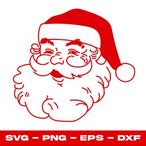 Santa Face svg, Papai Noel svg, Natal svg, Santa Head svg, Engraçado Papai Noel svg, Santa Face Clip Art, svg jpg png eps