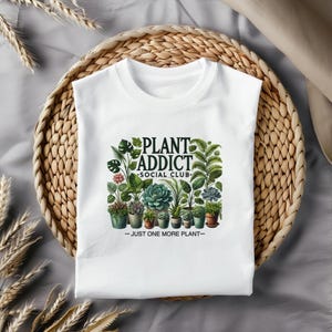 Pflanzensüchtiger Social Club PNG | Lustiger Zimmerpflanzenliebhaber Sublimationsentwurf | Nur noch eine Pflanzengrafik | Pflanzen Mama Shirt digitaler Download
