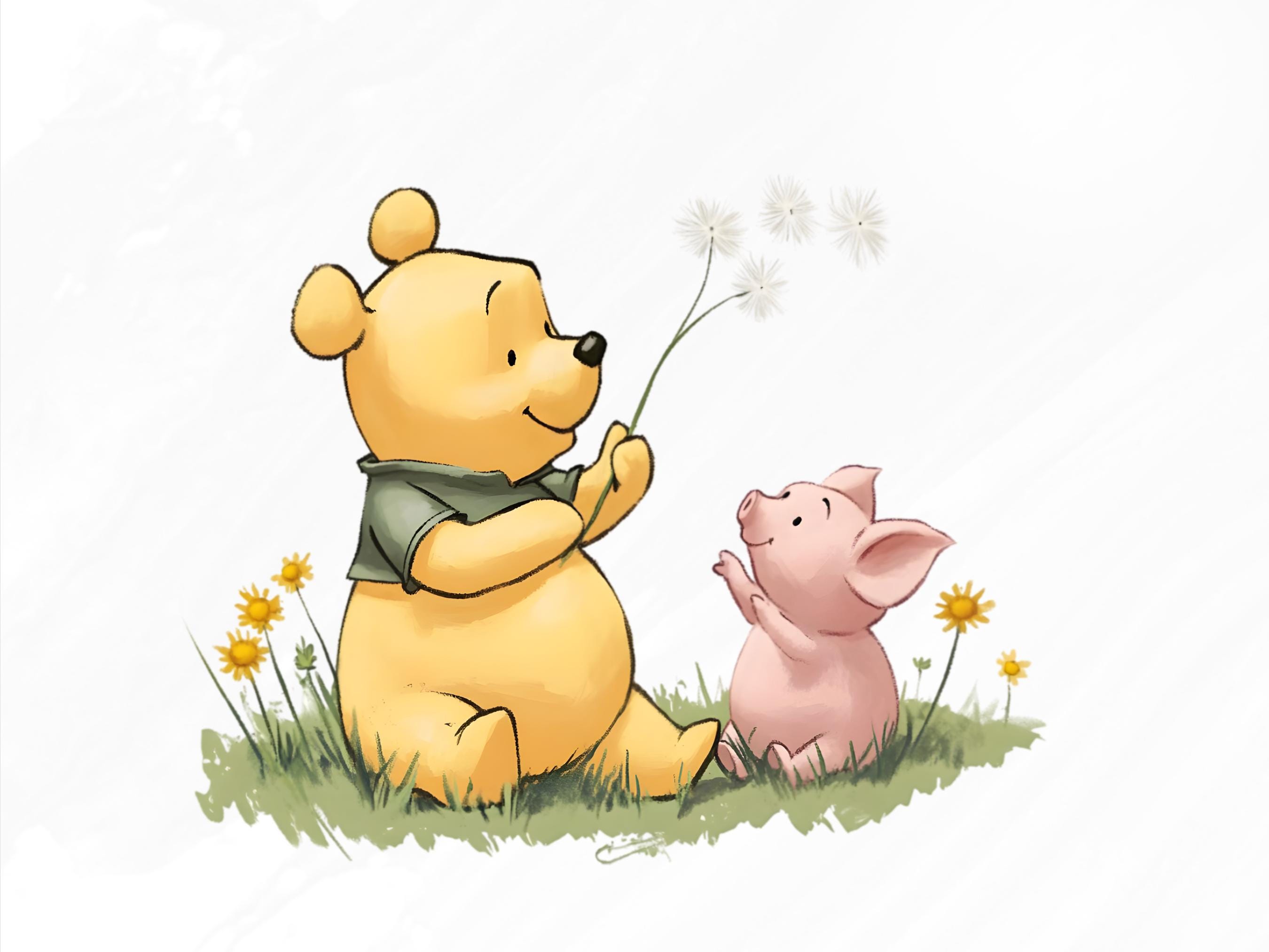 Classic Winnie the Pooh and Friends Clipart, 14 Clipart Bundle PNG ...