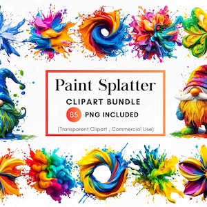 85 Imágenes prediseñadas de salpicaduras de color de acuarela PNG, imágenes prediseñadas de salpicaduras de pintura, imágenes prediseñadas de tinta con alcohol, imágenes prediseñadas abstractas, uso comercial, descarga instantánea