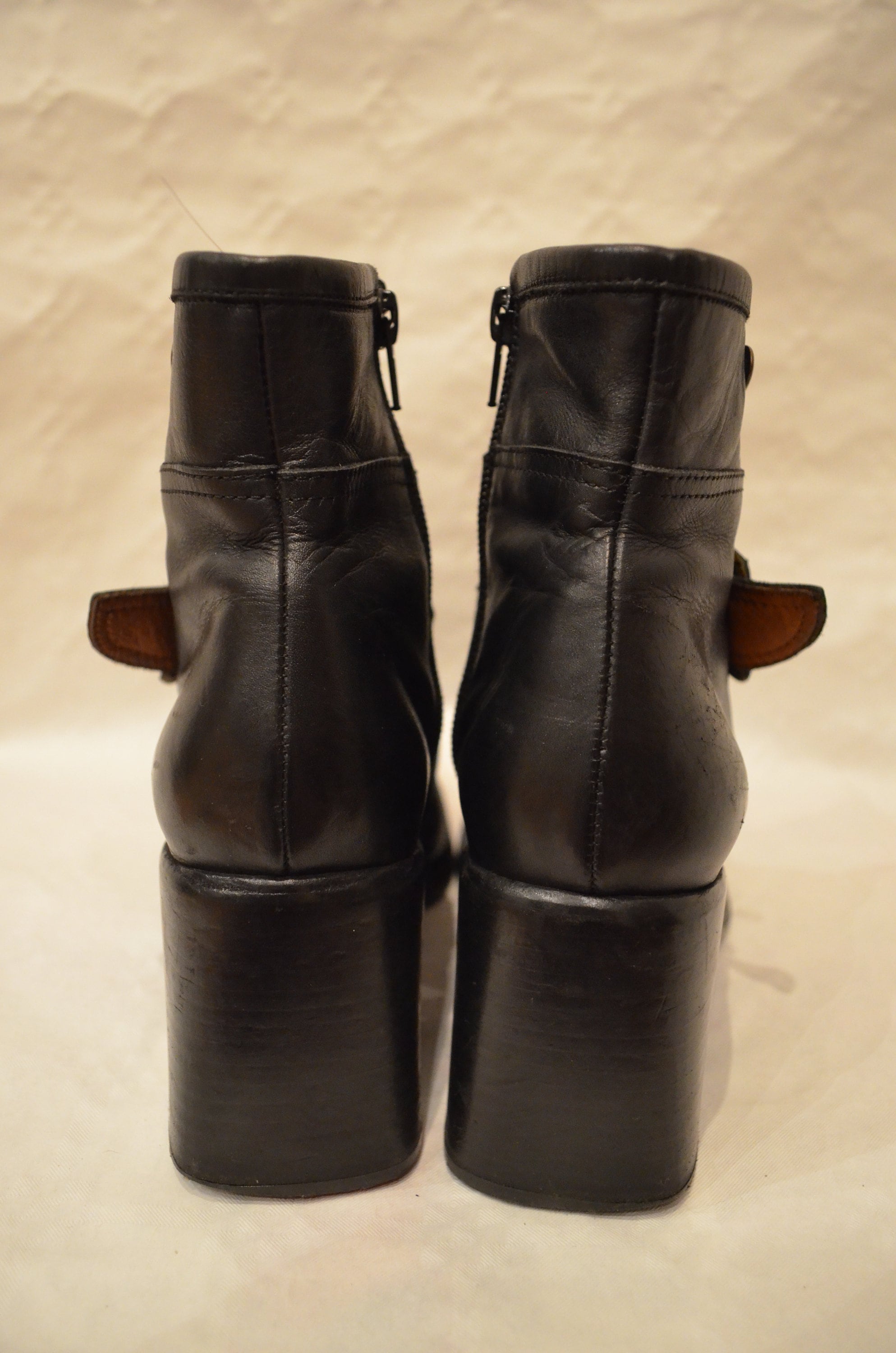 Buffalo Ankle Boots 90 Er Originals Half-High Heel Plateau | Etsy