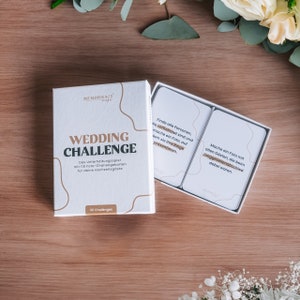 Photo challenge cards for weddings The interactive wedding game with 110 tasks for your guests perfect as a guest gift card game image 1