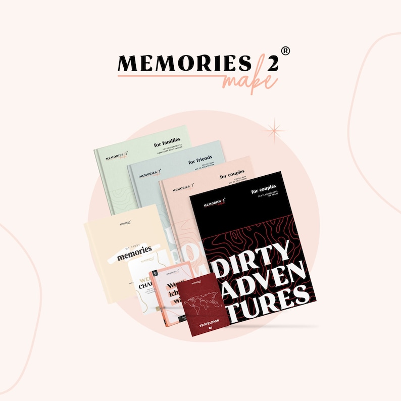 Memories2Make® Reisetagebuch Deine Reisen gesammelt im Travel Journal, perfekt für Polaroid Kamera, zum Reisen, den Urlaub oder Vanlife Bild 9