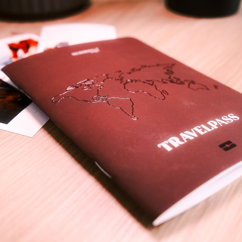 Memories2Make® Reisetagebuch Deine Reisen gesammelt im Travel Journal, perfekt für Polaroid Kamera, zum Reisen, den Urlaub oder Vanlife Bild 7