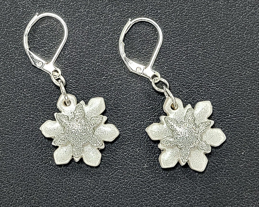 Boucles D Oreilles Flocon De Neige