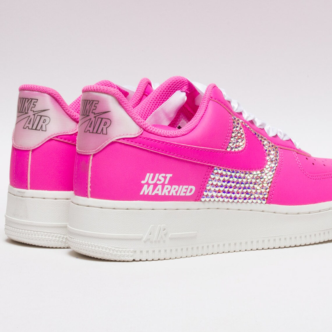 hot pink air force ones