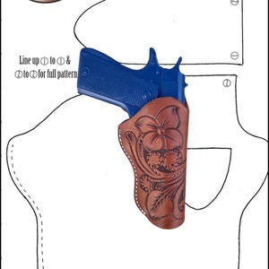 1911 Western Style Holster PDF Pattern