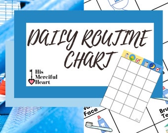 BASIC Morning/ Bedtime Daily Routine Downloadable Chart