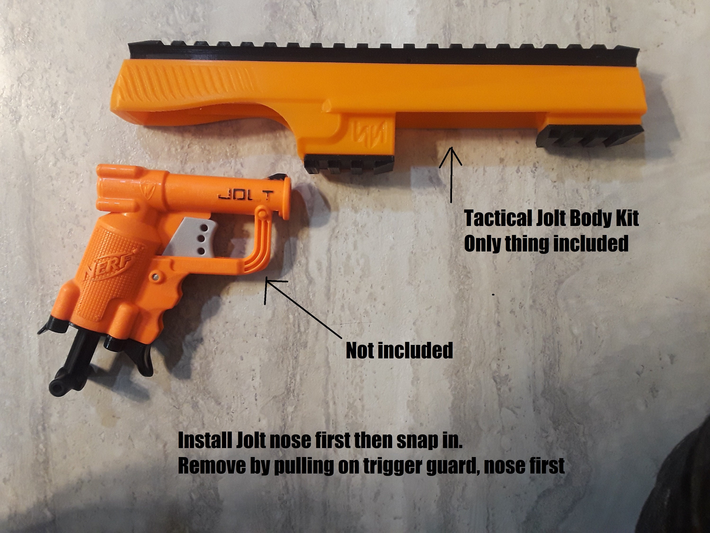 NERF MEGA CycloneShock, including Blasterparts Tuning Pack with