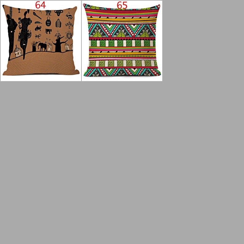 65 African Pillow Covers / Ethnic Style Pillow Cover / African Etsy