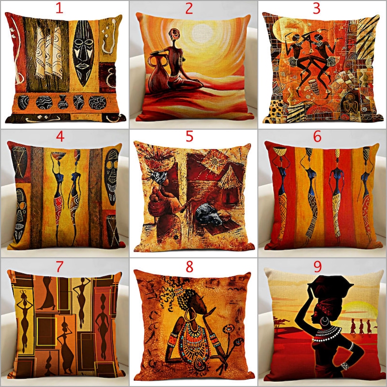 65 African Pillow Covers / Ethnic Style Pillow Cover / African Etsy