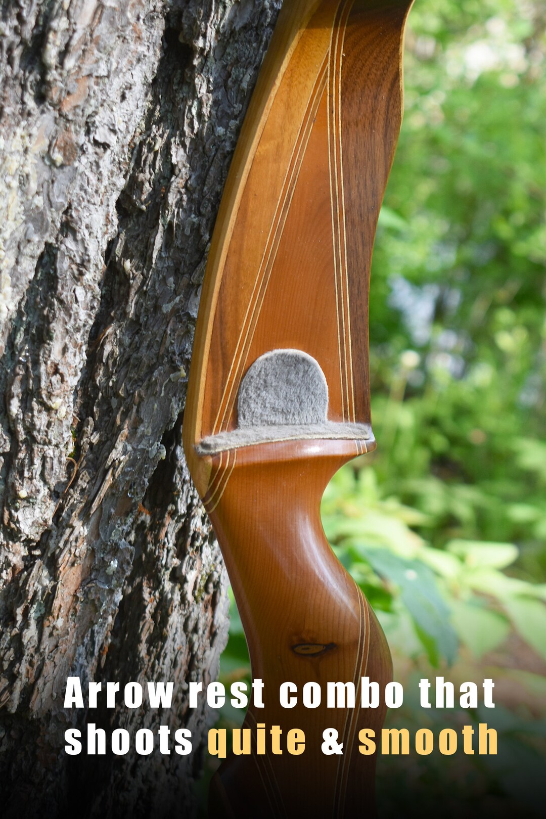 100 Beaver Hair Rest Hand Sheared Stick on Arrow Rest for Recurve Bows