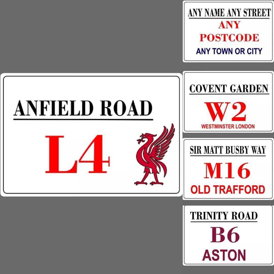 Panneau de Signalisation Rue/De Route en Aluminium Personnalisé