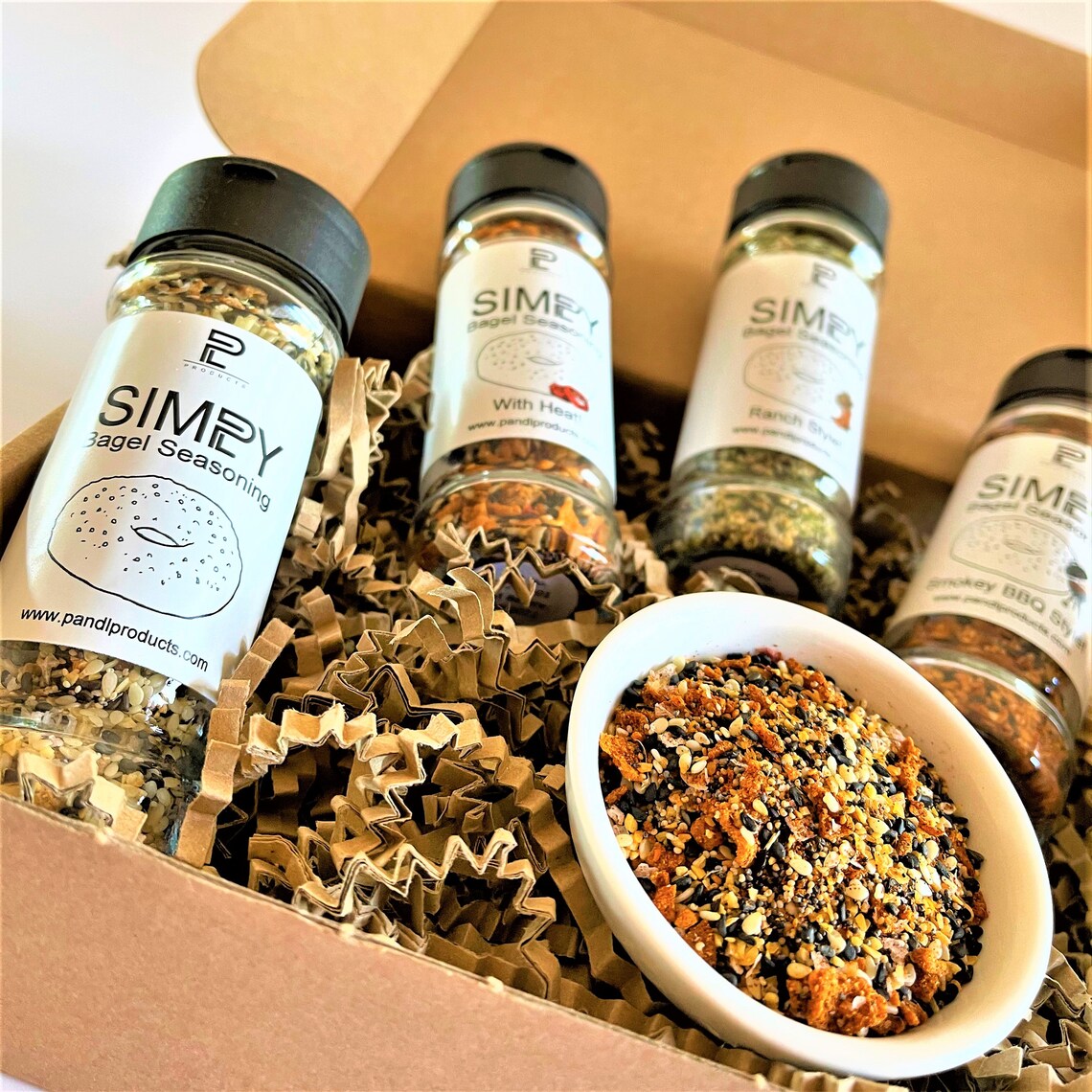 Simply Bagel Seasoning Gift Pack 5 x 60g Etsy