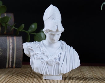 Athena of Velletri Desktop Decoration Bust Sculpture - Decorative Art Statue