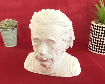 Albert Einstein Desktop Decoration Bust Sculpture - Decorative Art Statue