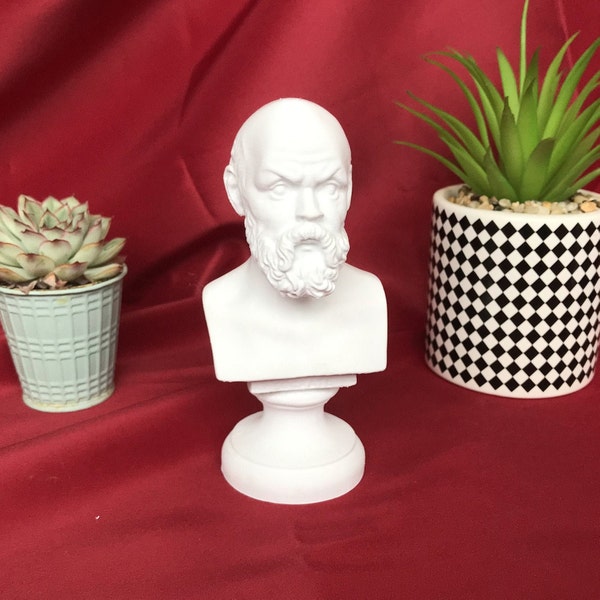 Socrates Desktop Decoration Bust Sculpture - Decorative Art Statue