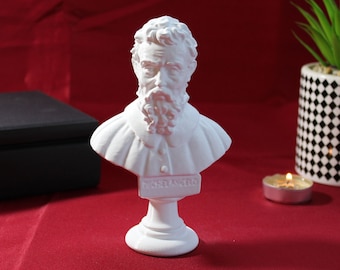 Michelangelo Italian Artist - Desktop Decoration Bust Sculpture - Decorative Art Statue