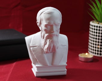 Fyodor Dostoevsky Russian novelist - Desktop Decoration Bust Sculpture - Decorative Art Statue