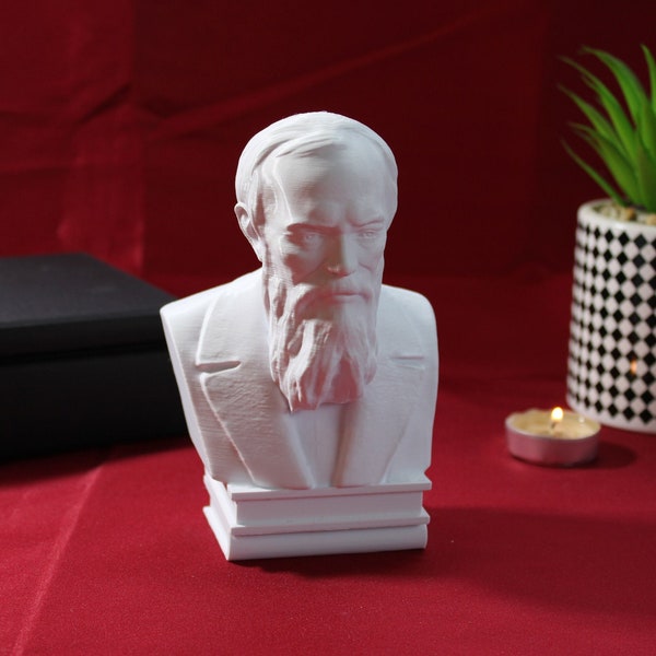 Fyodor Dostoevsky Russian novelist - Desktop Decoration Bust Sculpture - Decorative Art Statue