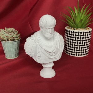 Aristotle Desktop Decoration Bust Sculpture - Decorative Art Statue
