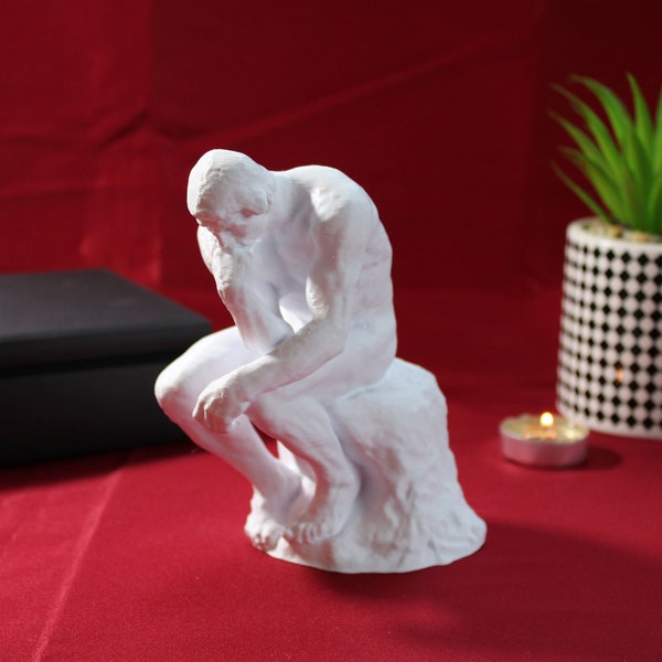Sculpture Le Penseur d'Auguste Rodin - Sculpture de décoration de bureau - Statue art décoratif