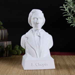 Frédéric Chopin Desktop Decoration Bust Sculpture - Decorative Art Statue