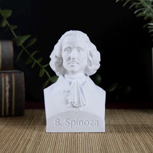 Baruch Spinoza Dutch philosopher - Desktop Decoration Bust Sculpture - Decorative Art Statue