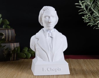 Busto de Frédéric Chopin para decoración de escritorio - Estatua decorativa