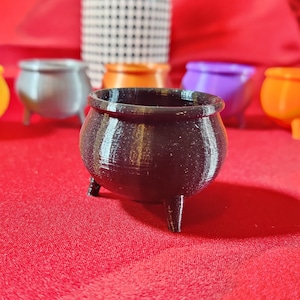 Witches Cauldron - Miniature Desktop Decoration - 3D Printed Brewing Pot