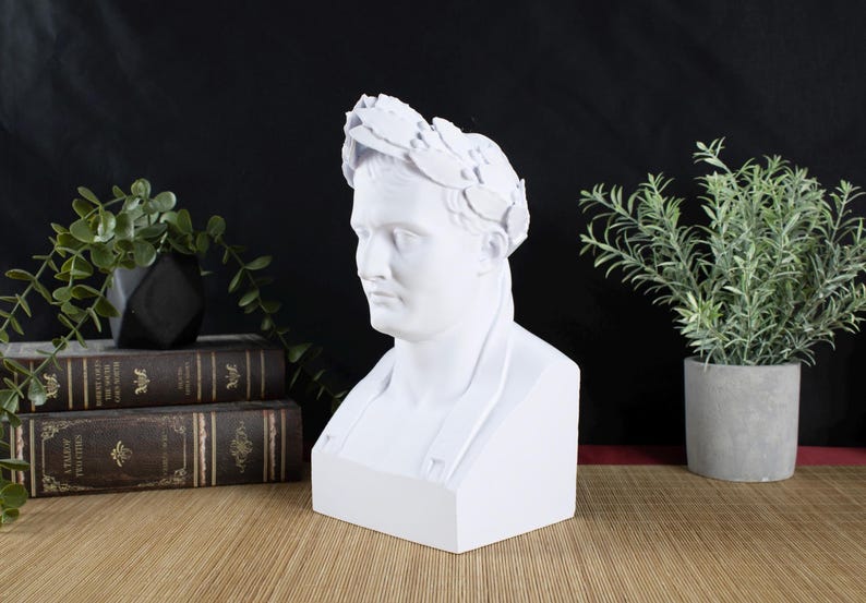 Napoléon Bonaparte Desktop Decoration Bust Sculpture - Decorative Art Statue image 3