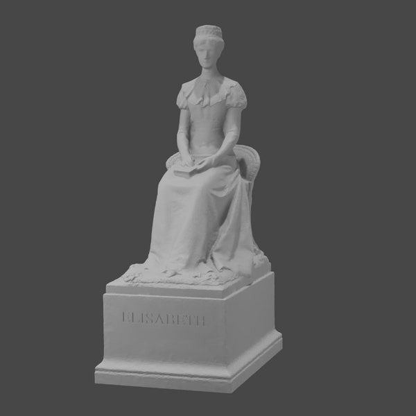 Kaiserin Elisabeth "Sisi" von Österreich Schmuck-Denkmal - Dekorative Kunst Statue ."